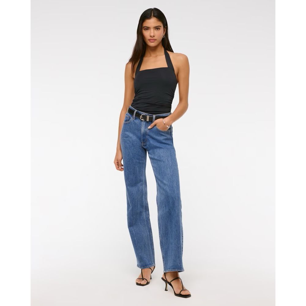 NWT Abercrombie and Fitch High-Rise The 90s Relaxed Jean size 33 / 16L